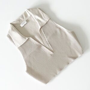 Babaton Sculpt Knit Polo Top